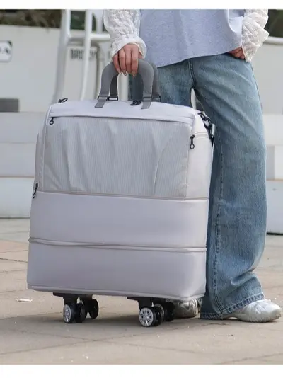 XXL-Reisetasche erweiterbar, Nass-Trocken-Trennung