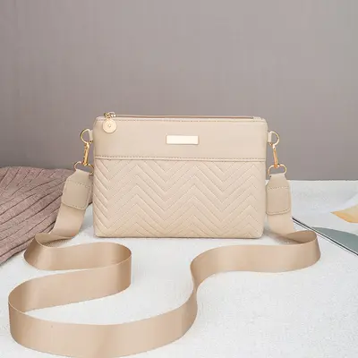 Gewellte bestickte Damen-Handtasche im Hidschab-Stil - 9
