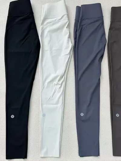 Bare-Leg Feel Yoga Pants, Fleece-Lined High-Waist Women's Leggings