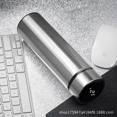 Smart Insulated Water Bottle, Large Capacity, Portable Outdoor - 5