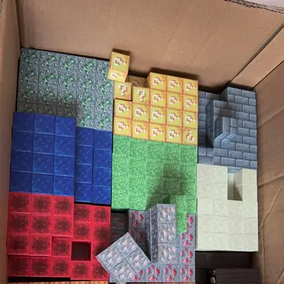 Blok dünyam manyetik çok yönlü yapı taşı masaüstü çocuk eğitici oyuncaklar erkek ve kız montaj oyunu