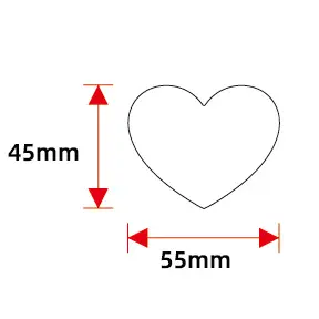 Quadratischer transparenter Acryl-Kühlschrankmagnet mit Magnetrückseite - 8