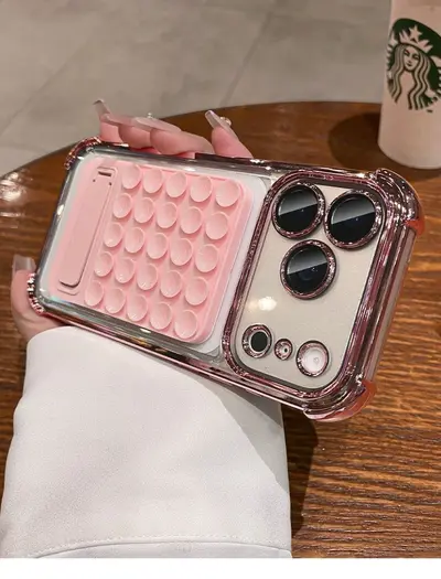 iPhone 17 Pro Max silicone suction bracket phone case - 9