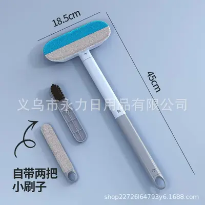 Multifunctional Cat Hair Brush Cat Hair Remover Pet Cat Deshedding Brush Hair Removal Comb Lint Roller for Carpet and Bedding - 7