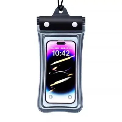 Waterproof phone bag, level 8 waterproof, air cushion, for diving and rafting