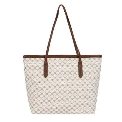 Damen-Tote-Bag mit großem Fassungsvermögen, schlichte Pendler-Schultertasche
