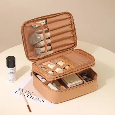Large makeup bag, portable water-resistant - 13