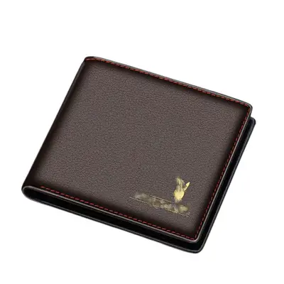 Men's Short Leather Wallet with Integrated Card Holder, Large Capacity - 4