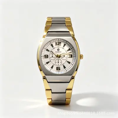 Quartz men's and women's wristwatch 2715, alloy - 9