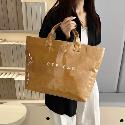 Tyvek Paper Women's Tote Bag, Large Capacity, Casual Commuter