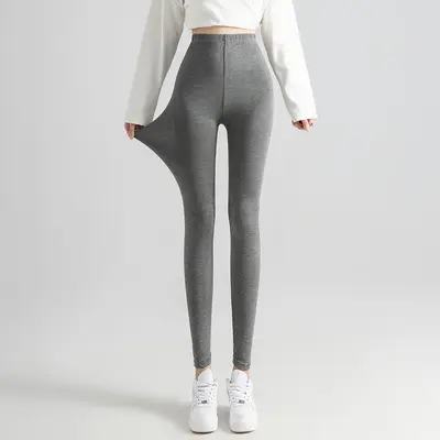 Modal-Leggings 7/8-Länge, Große Größen, elastisch, auch als Außenbekleidung - 3