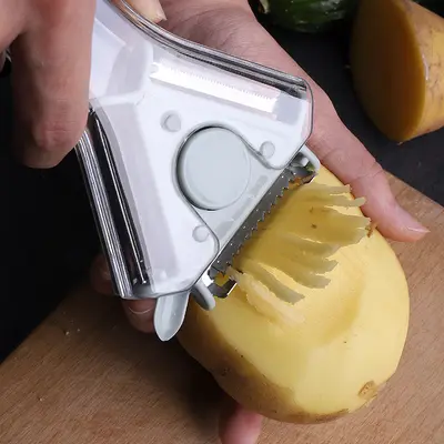 3-in-1 kitchen fruit vegetable peeler grater rotary