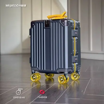 14-Inch Children's Carry-On Suitcase with Skate Wheels and Hook - 12