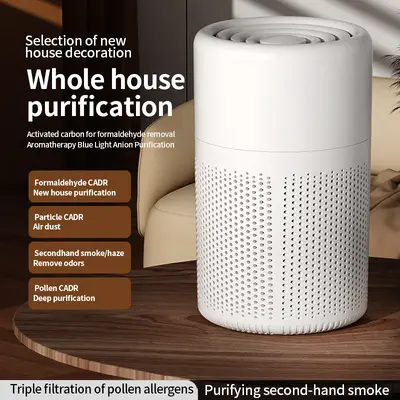 New USB Desktop Air Purifier Multi-Layer Purification Mini Aroma Diffuser Small Indoor Odor Removal Air Purifier
