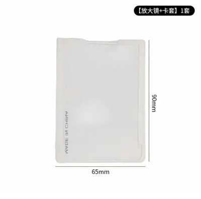 Retractable Card Holder Magnifier, Portable HD Reading Aid for Elderly