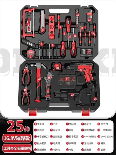 Delixi 12V cordless electric drill tool set - 10
