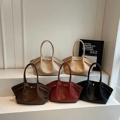 Women's Underarm Tote Bag, Large Capacity, Single Shoulder Strap - 3