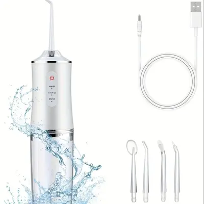 Electric water flosser, portable home oral irrigator - 10