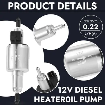 12V Parking Heater Digital Impulse Oil Pump for Diesel Heater