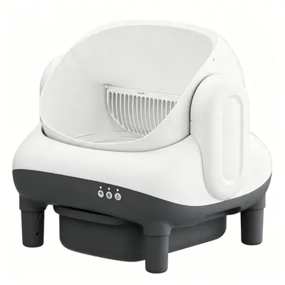Smart Fully Automatic Open Cat Litter Box, Electric, for Large Cats - 7