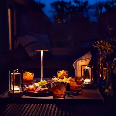 Rechargeable Nordic Ambient Table Lamp for Bar and Outdoor Camping