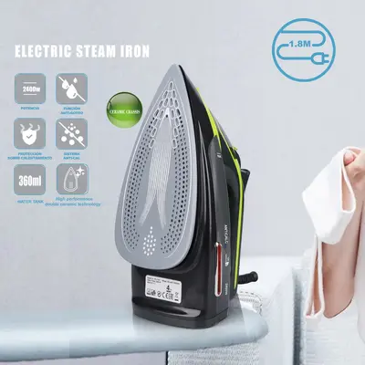 RAF 2400W taşınabilir buhar ütüsü, ev tipi, kuru ve ıslak kullanımlı - 3