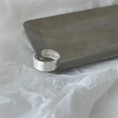S925-Silber glatte Ringe Damen - 6