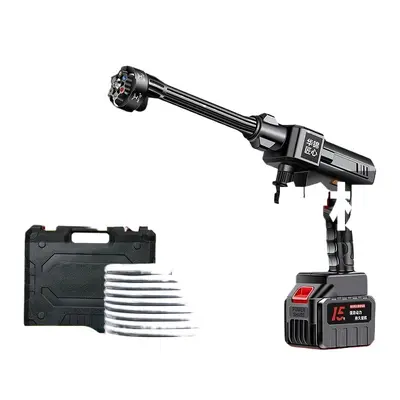 Cordless Brushless Car Washer, Ultra High-Pressure Water Gun, Lithium Battery