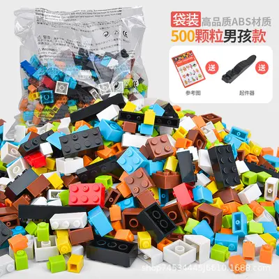 Mini yapı blokları, 1000 parça, TÜV sertifikalı, DIY eğitici oyuncak - 12