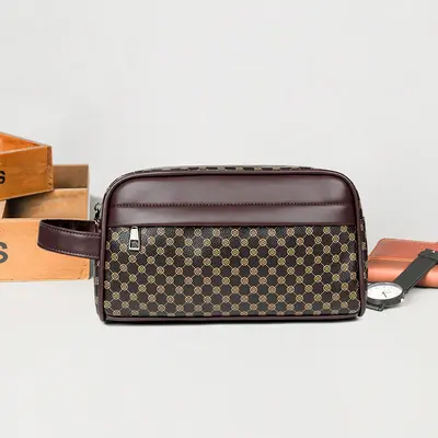 SH199 Men's Clutch Bag, Multifunctional Large Capacity Underarm Bag - 11