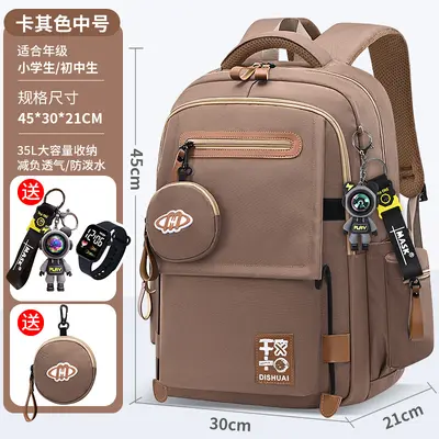 Back-Relieving School Backpack for Middle School Students - 11