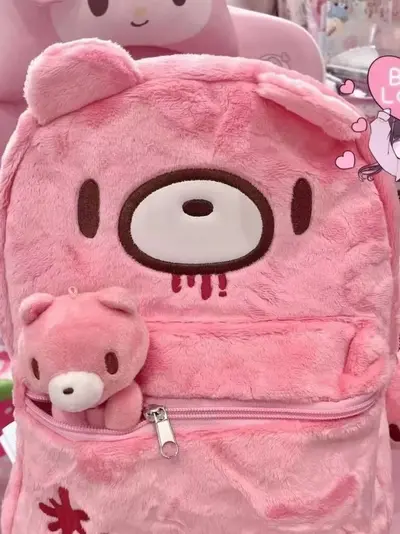 Violent Bear Cartoon Japanese-Style Cute Student Backpack Large Capacity Girls - 4