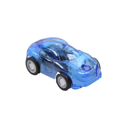 Transparent Pull-Back Sedan Toy Car, for Children
