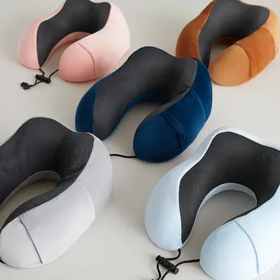Memory Foam U-Shaped Neck Pillow Cervical Support - 3
