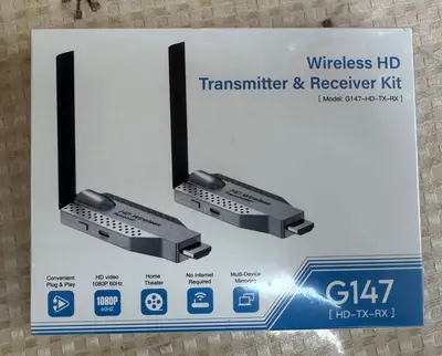Kabelloses Anzeigetagesgerät HDMI-Sender Empfänger Punkt-zu-Punkt WiFi 1080p HD Fernseh- und Projektionswiedergabegerät - 11