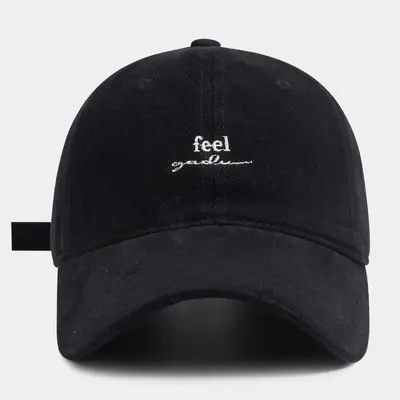 Neue Buchstaben-Stickerei Baseballkappe Unisex Herbst-Winter koreanischer Stil Trend vielseitig einsetzbar Duckbill-Kappe lässig gesichtsschmeichelnd - 7