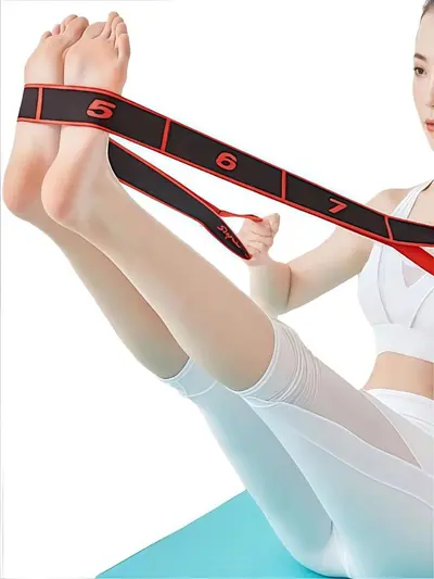 Dijital Direnç Çekme Bandı Elastik Bant Başlangıç İleri Yoga Streç Erkek Kadın Fitness Kuvvet Toparlanma Antrenman Esnetme