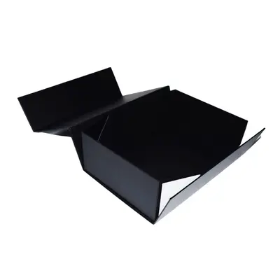 White Art Paper Folding Gift Box for Cosmetics, Colour Packaging Box