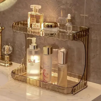 Bathroom Vanity Organizer, Double-Layer Storage - 2