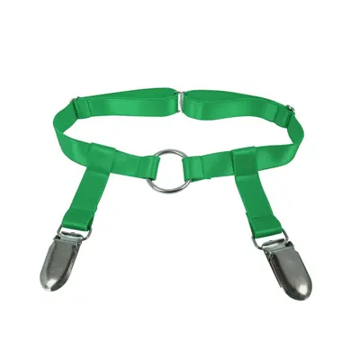 Adjustable Elastic Garter Thigh Strap Stocking Clips, 14 Colours - 12
