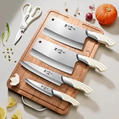 Stainless steel kitchen knife set 4-piece