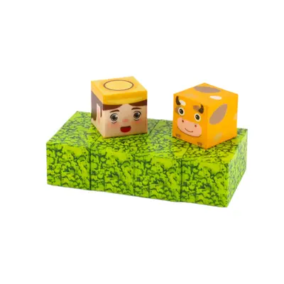 DIY Minecraft Komplettset Lernspielzeug ab 3 Jahren