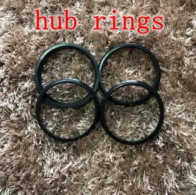 Plastic Hub Centric Reducer Ring 73.1-63.4, 4 Pieces per Set