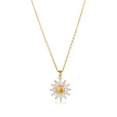 Leichte Luxus-Titanstahl-Halskette für Damen, verblasst nicht, vielseitig, hochwertiges Collier, Nischendesign, einfache Schlüsselbein-Kette, grenzüberschreitende Accessoires