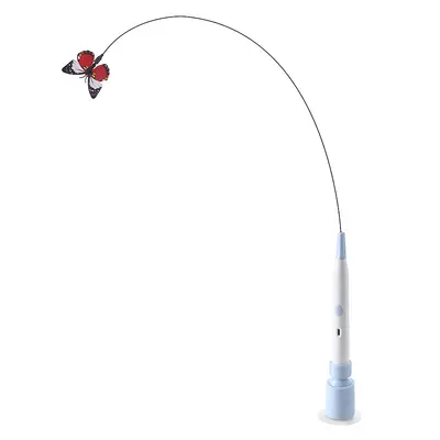 Electric Cat Teaser Wand with Automatic Butterfly, Suction Base - 7