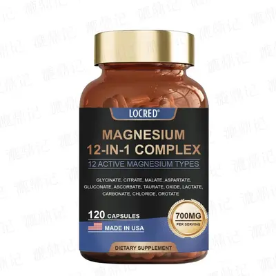 Magnesium Complex 12-in-1 Capsules, Magnesium 12IN1 Complex Cap, 60 Capsules - 2