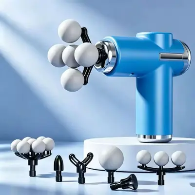 Mini Massage Gun for Neck and Shoulders, Digital Display, Silent - 12