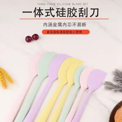Alles in Einem hochtemperaturbeständiger Lebensmittelqualität Silikon weicher Spachtel Kochcreme-Schieber Spatula Rührspachtel Werkzeug