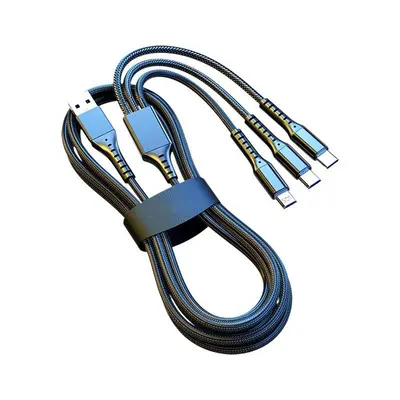 6A Super-Schnellladung Geschenk Netz einfach bis drei Datenkabel drei in einem Ladekabel Ladekabel Apple USB-C geeignet für Mobiltelefon