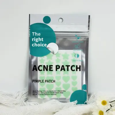 Heart and Star Pimple Patch, Makeup-Compatible, Pus-Absorbing Acne Patch - 10
